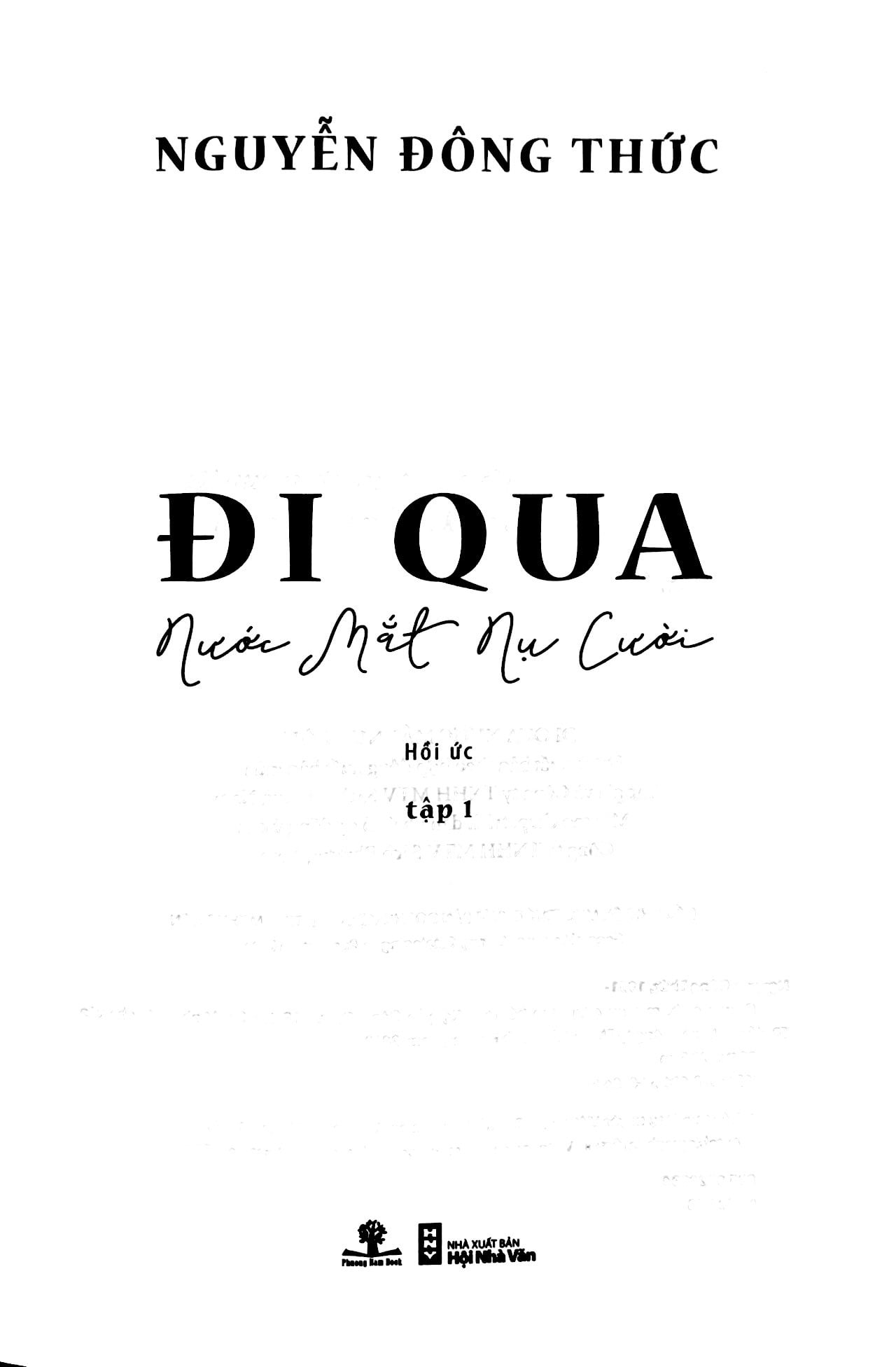 đi qua nước mắt nụ cười