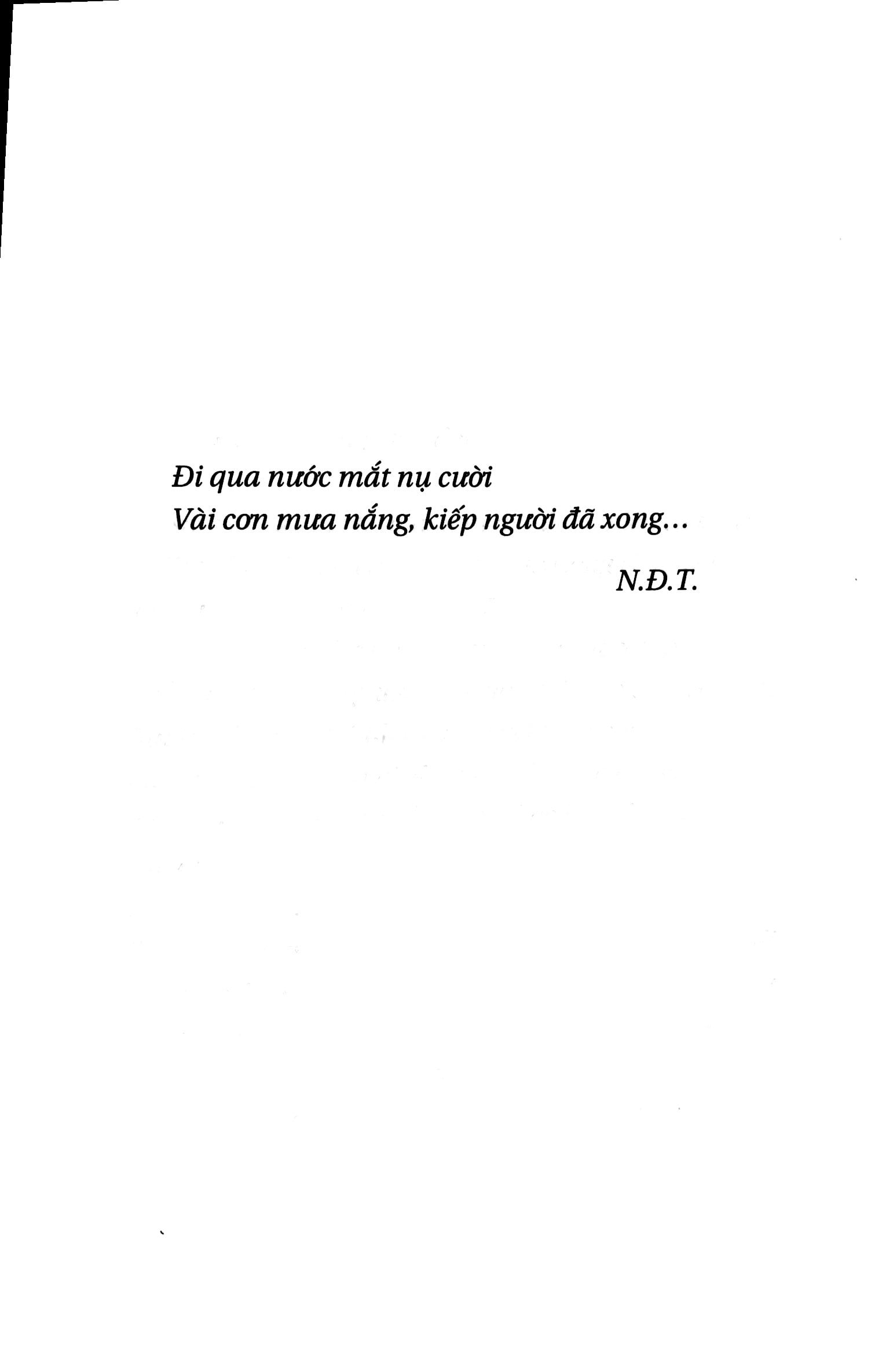 đi qua nước mắt nụ cười