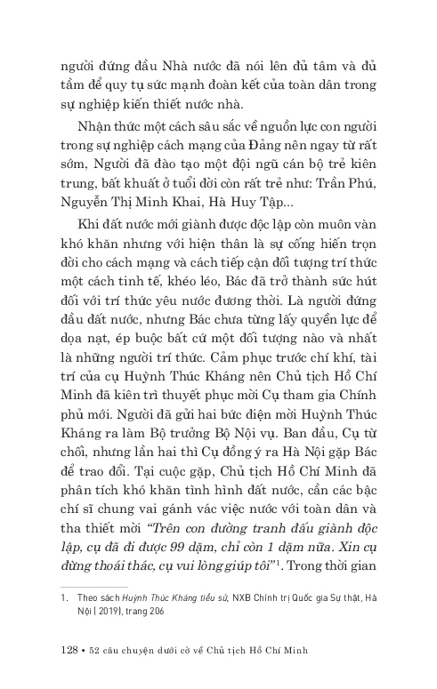 di sản hồ chí minh: 52 câu chuyện dưới cờ về chủ tịch hồ chí minh