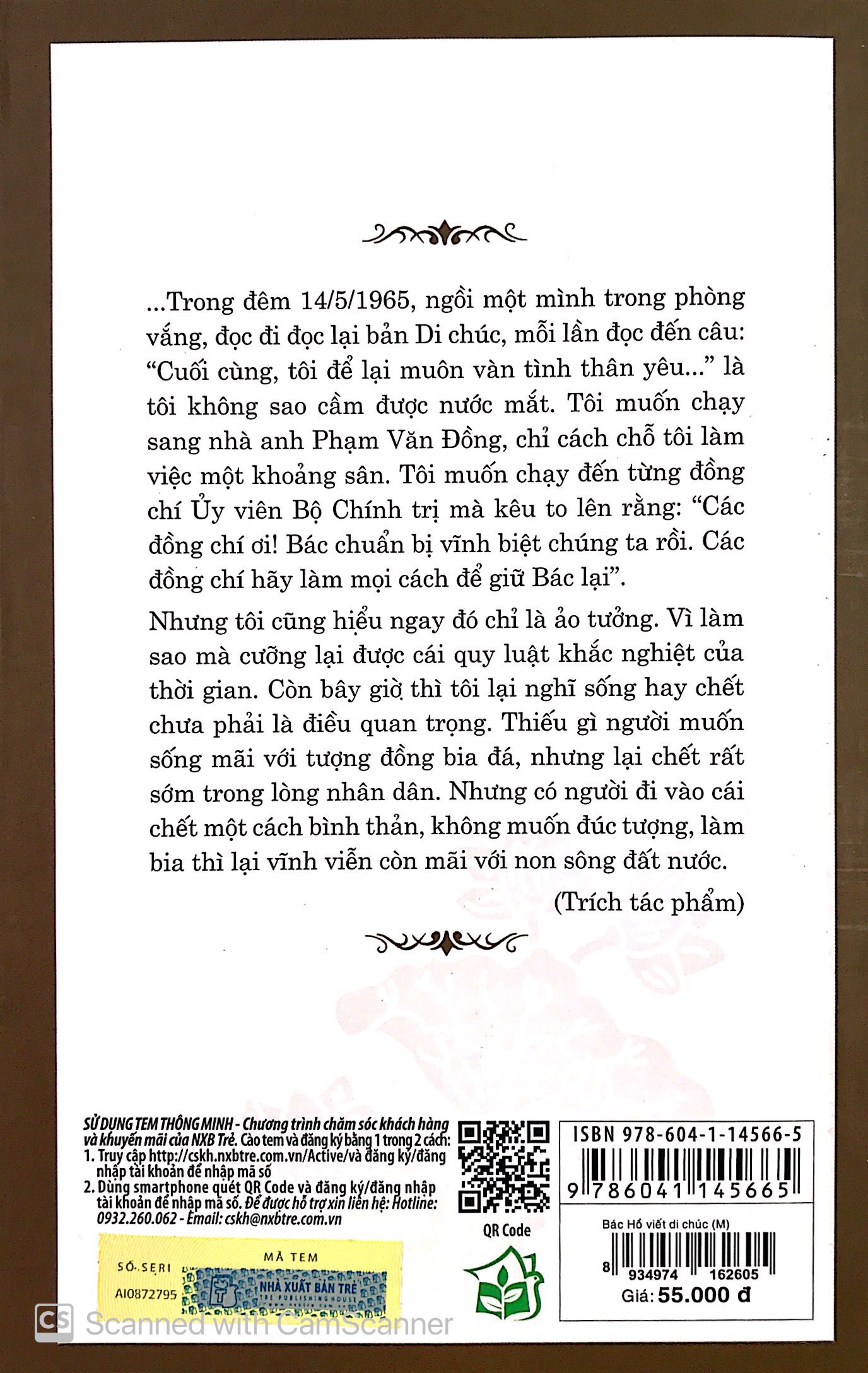 di sản hồ chí minh - bác hồ viết di chúc (tái bản 2019)