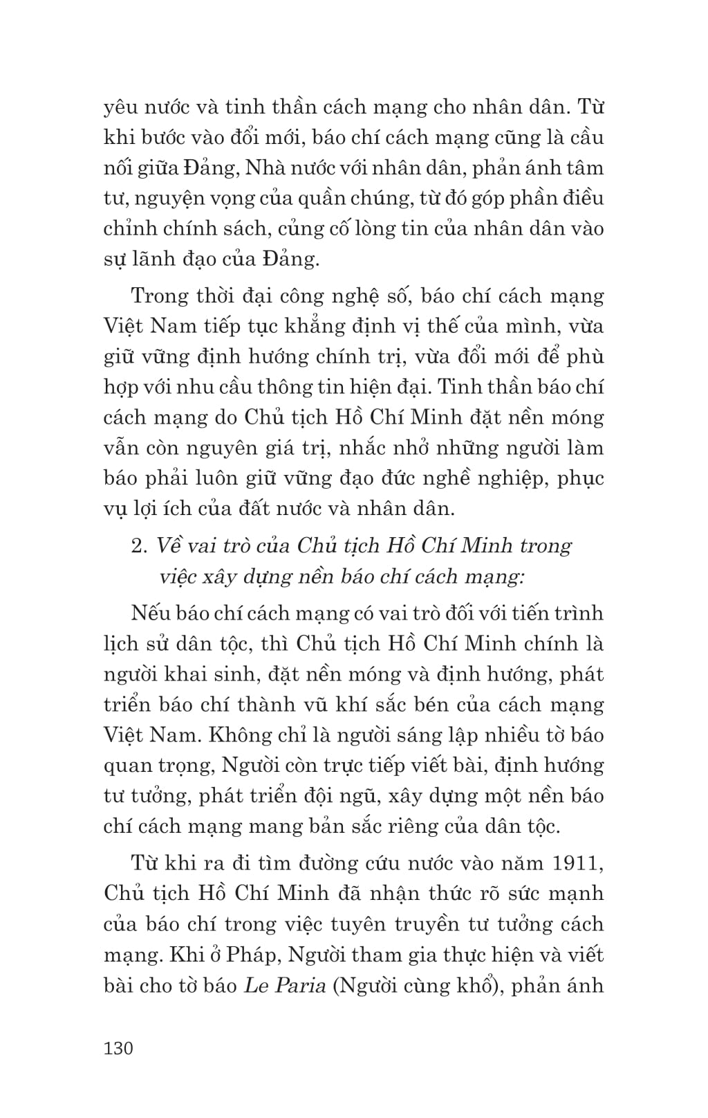 Di San Ho Chi Minh - Bac Ho Voi Bao Chi Cach Mang Viet Nam