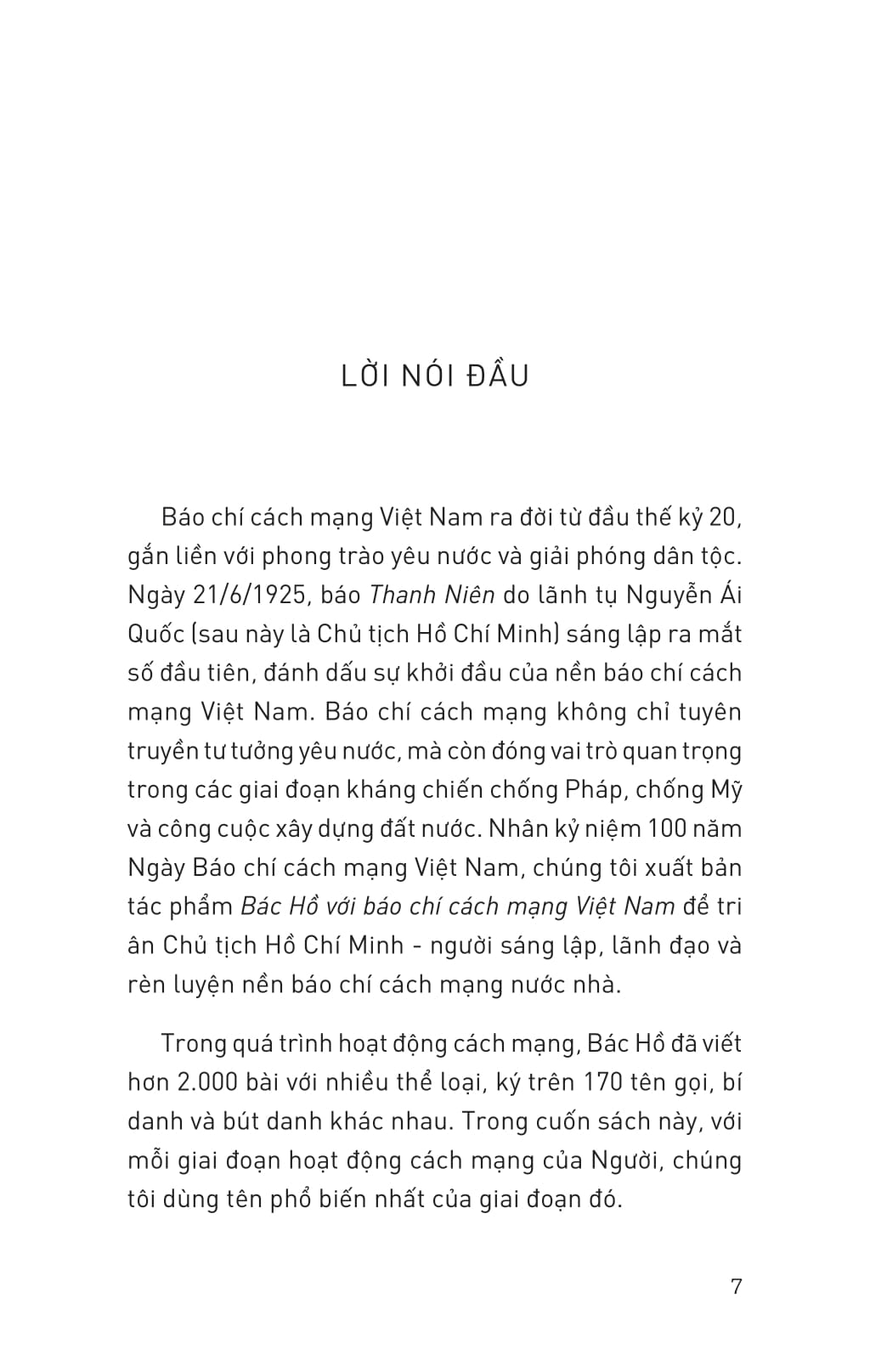 Di San Ho Chi Minh - Bac Ho Voi Bao Chi Cach Mang Viet Nam
