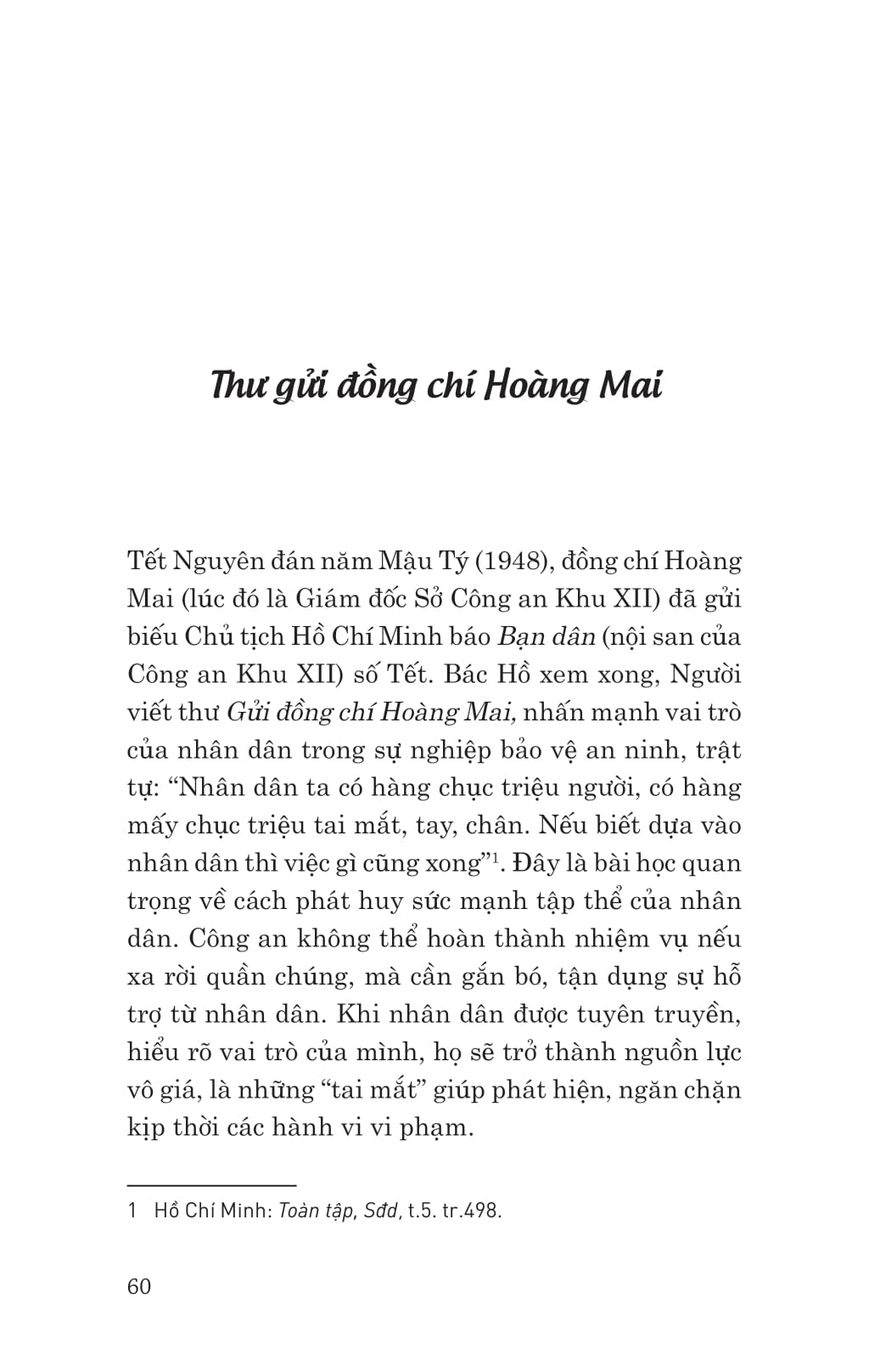 di sản hồ chí minh - bác hồ với công an nhân dân việt nam