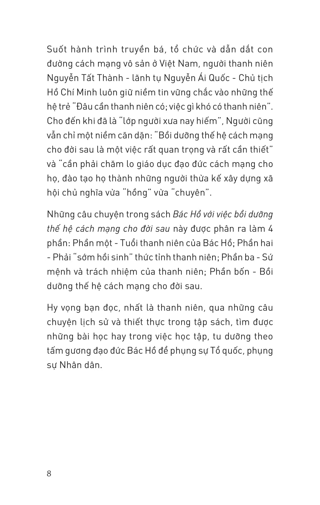 Di San Ho Chi Minh - Bac Ho Voi Viec Boi Duong The He Cach Mang Cho Doi Sau