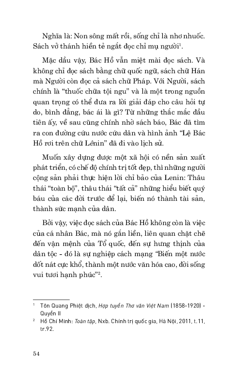 di sản hổ chí minh - bác hồ với việc đọc và tự học