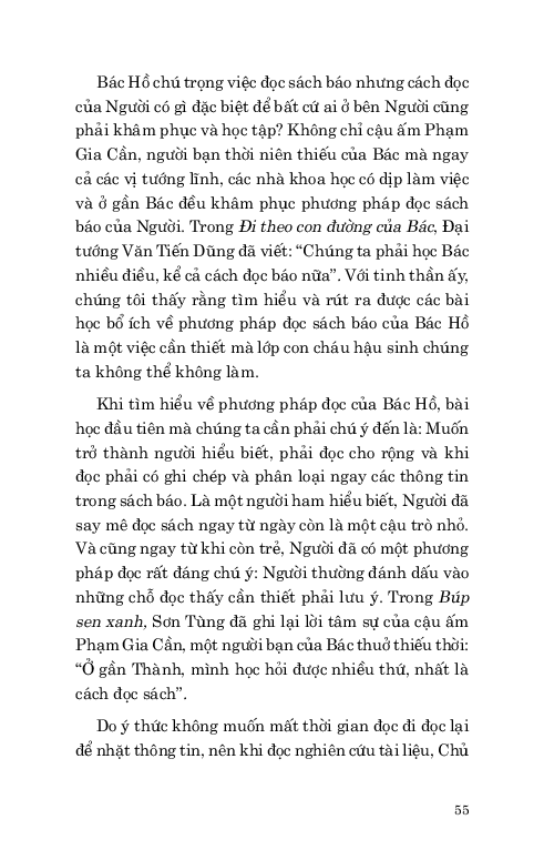 di sản hổ chí minh - bác hồ với việc đọc và tự học