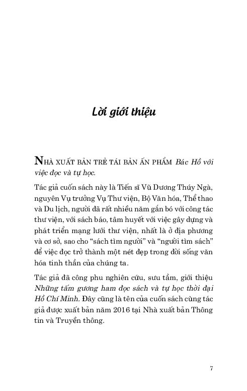 di sản hổ chí minh - bác hồ với việc đọc và tự học