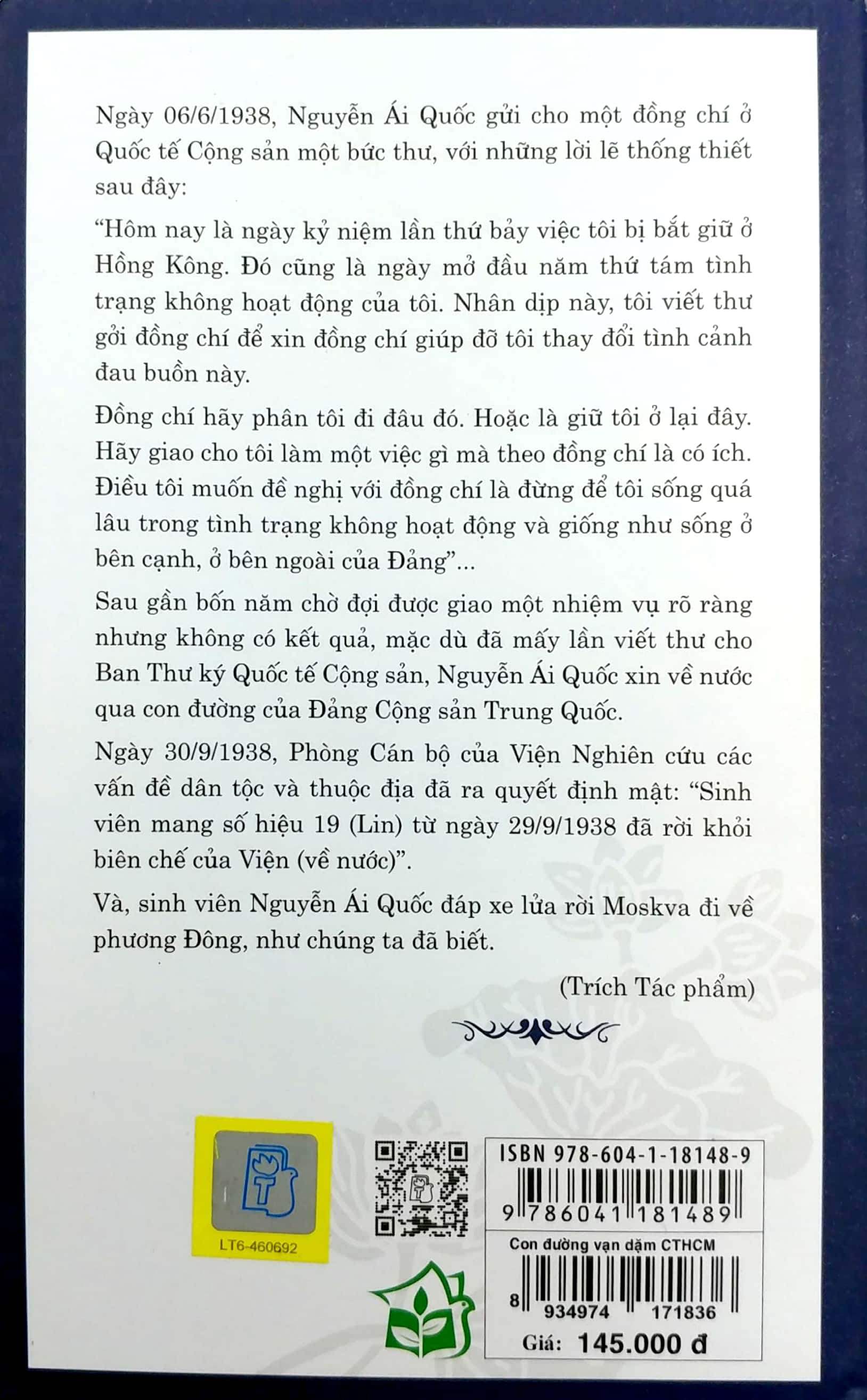 di sản hồ chí minh - con đường vạn dặm của hồ chí minh