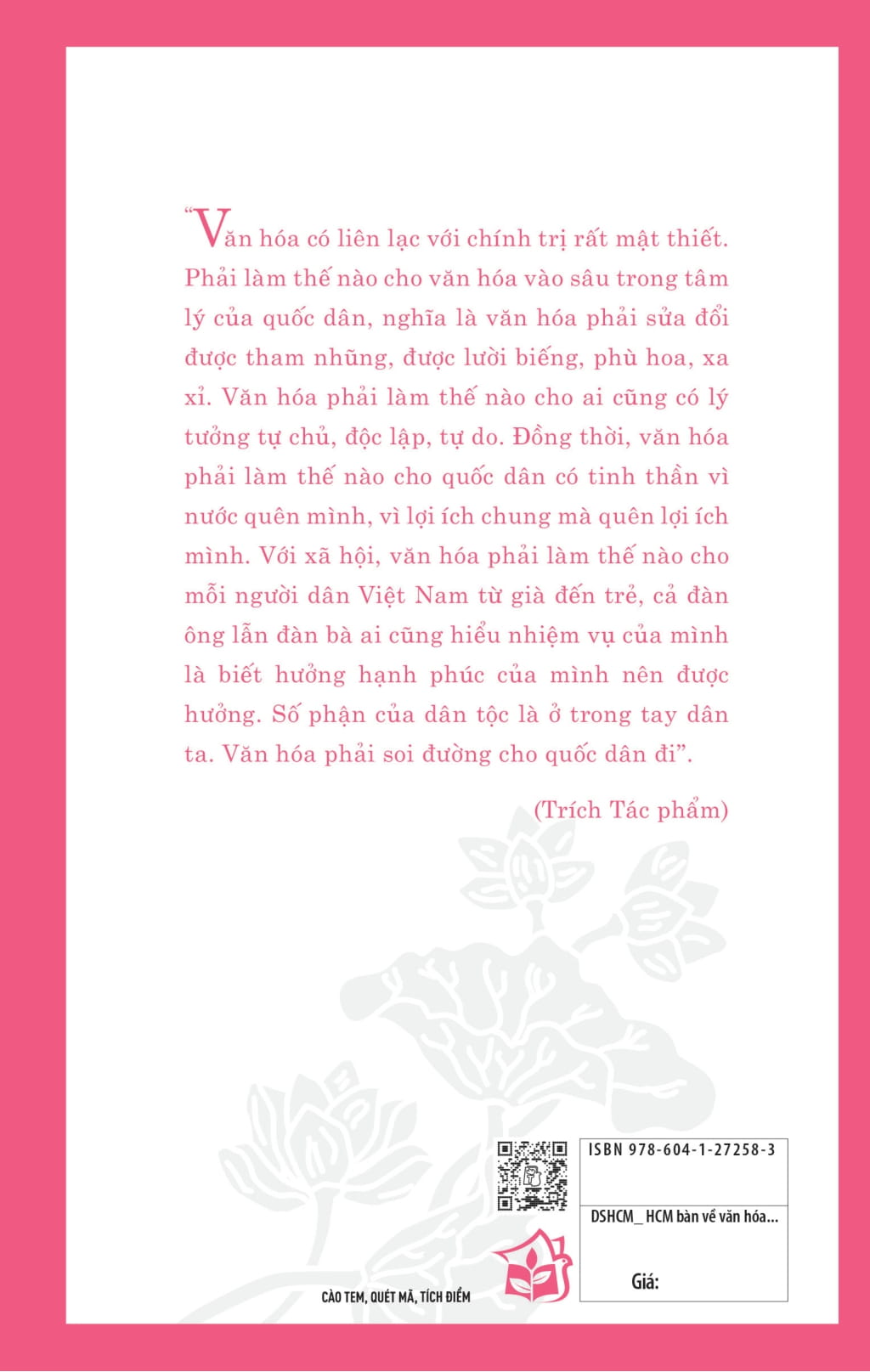 Di San Ho Chi Minh - Ho Chi Minh Ban Ve Van Hoa Nghe Thuat