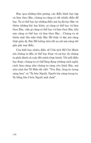 di sản hồ chí minh - học bác lòng ta trong sáng hơn