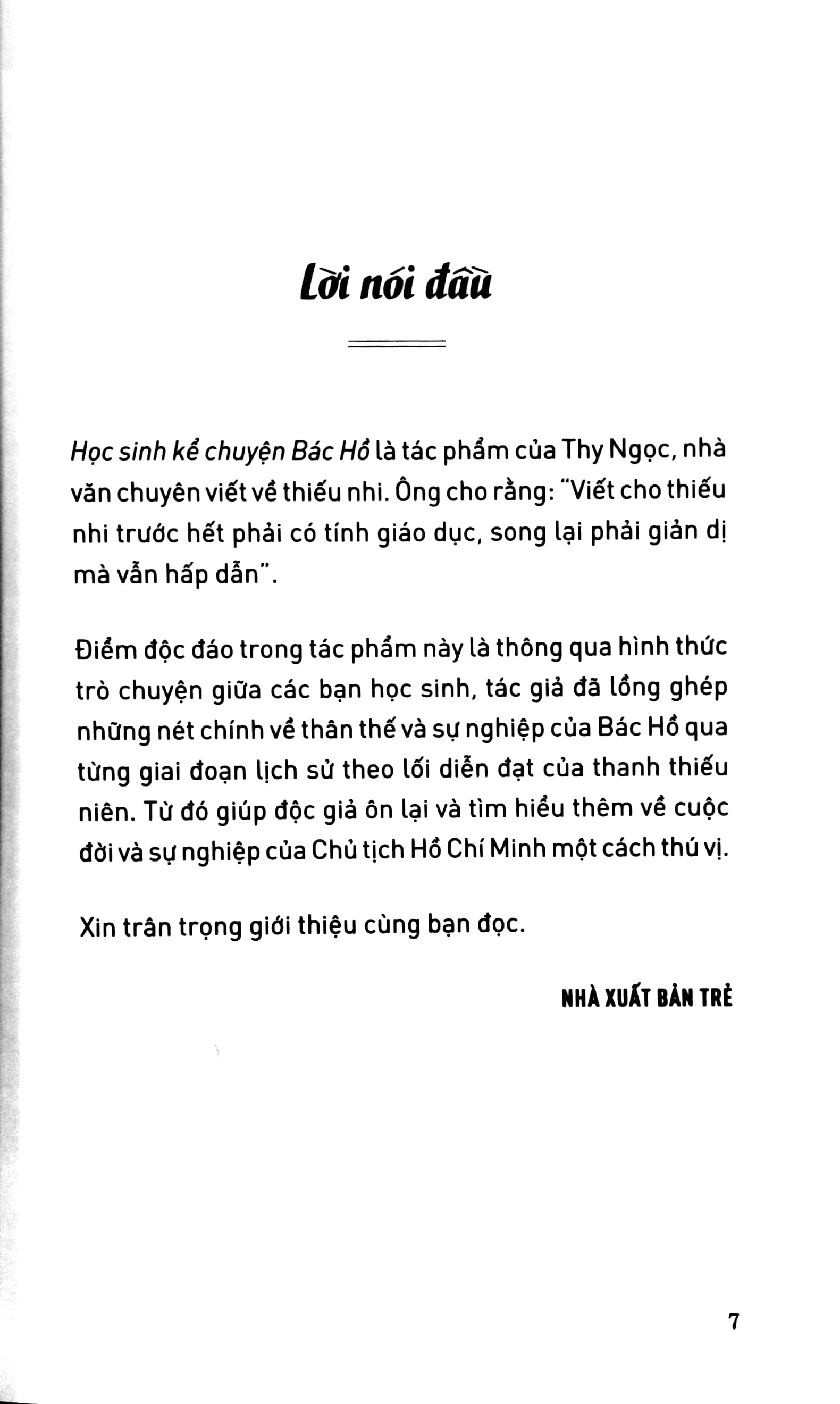 di sản hồ chí minh - học sinh kể chuyện bác hồ