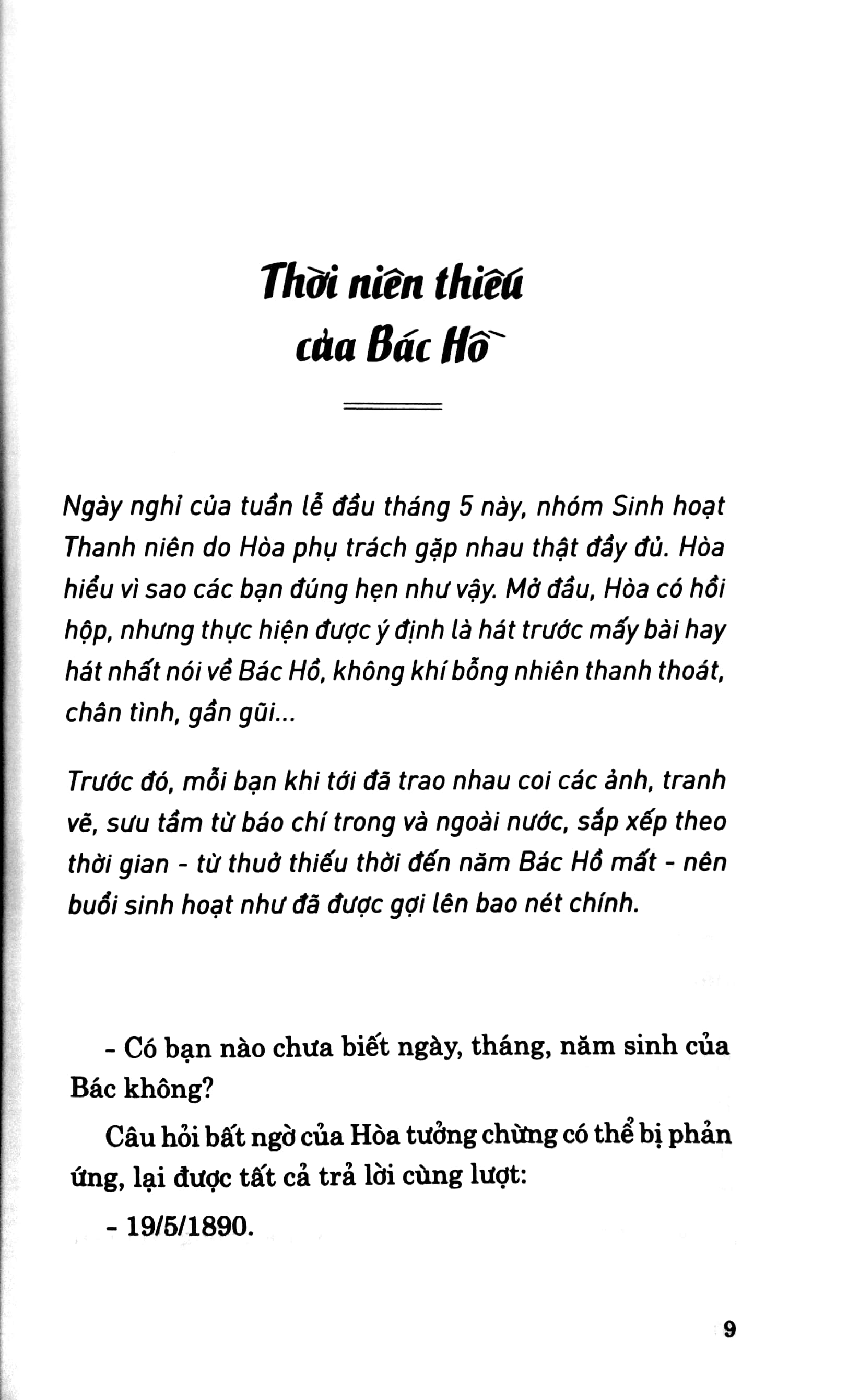 di sản hồ chí minh - học sinh kể chuyện bác hồ