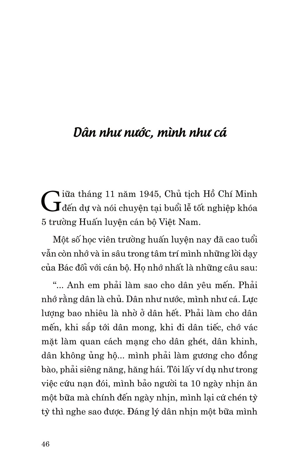 di sản hồ chí minh - khắc sâu lời bác