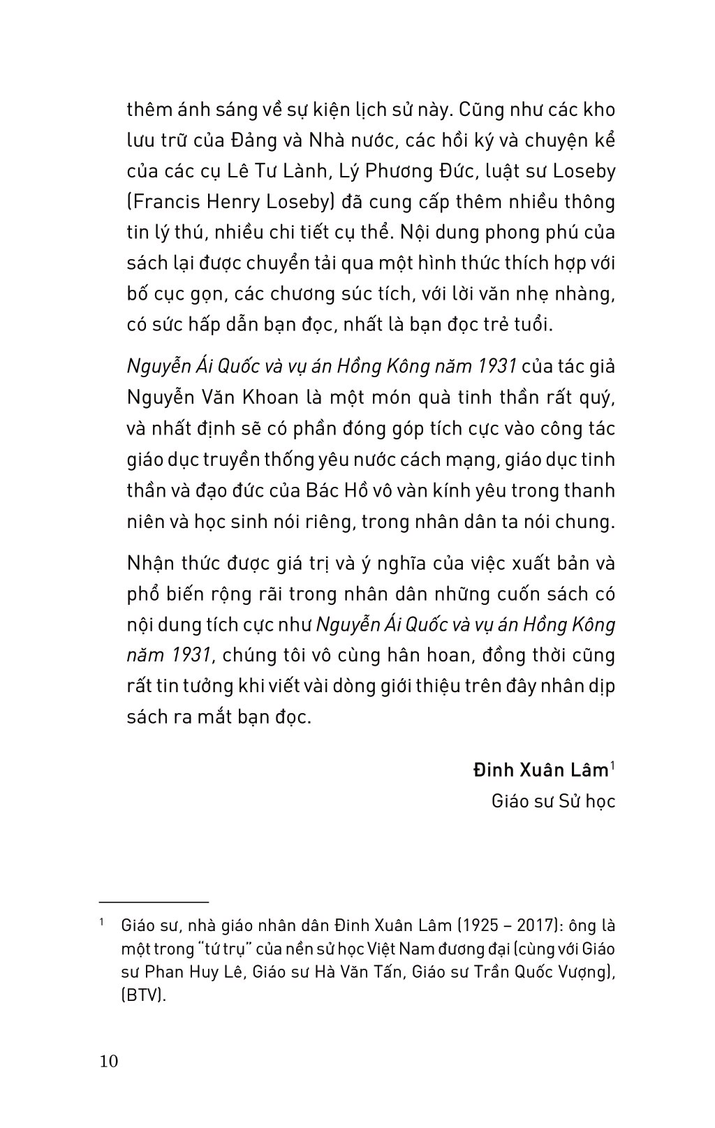 di sản hồ chí minh - nguyễn ái quốc và vụ án hồng kông năm 1931