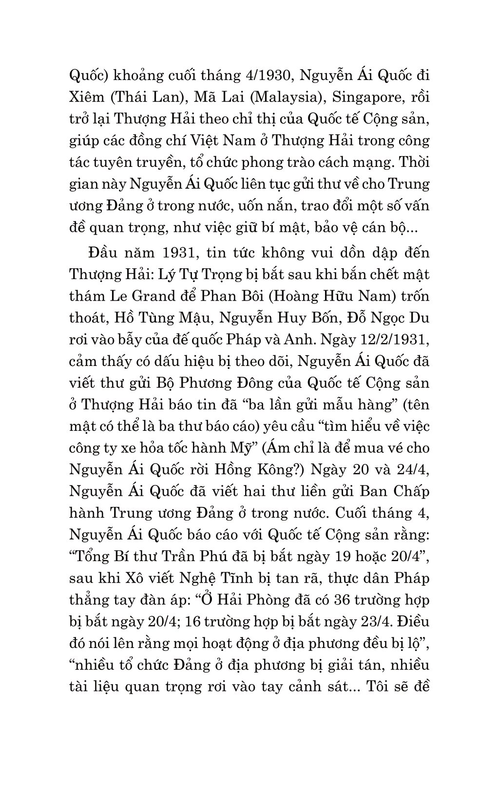 di sản hồ chí minh - nguyễn ái quốc và vụ án hồng kông năm 1931