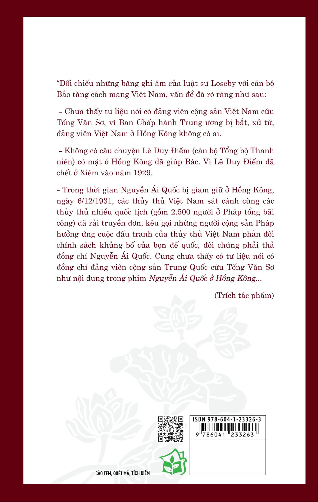 di sản hồ chí minh - nguyễn ái quốc và vụ án hồng kông năm 1931