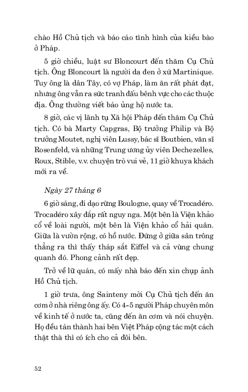 di sản hồ chí minh - nhật ký hành trình của hồ chủ tịch bốn tháng sang pháp