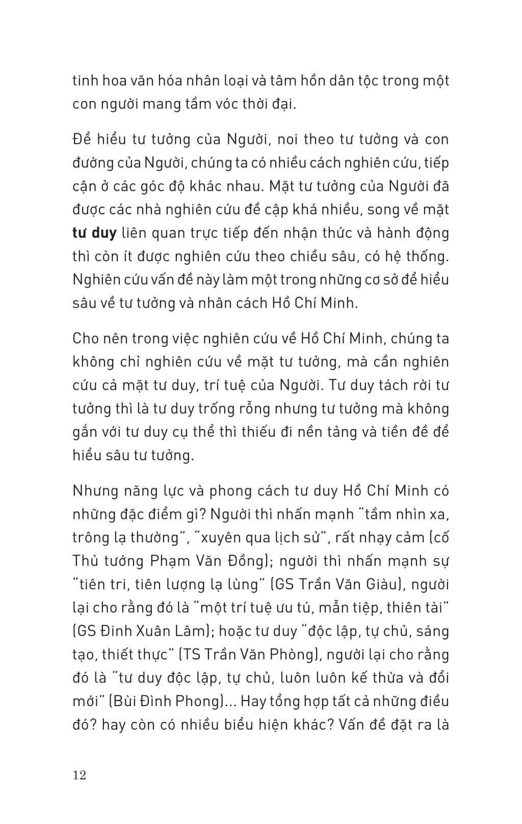 di sản hồ chí minh - sức mạnh tư duy hồ chí minh