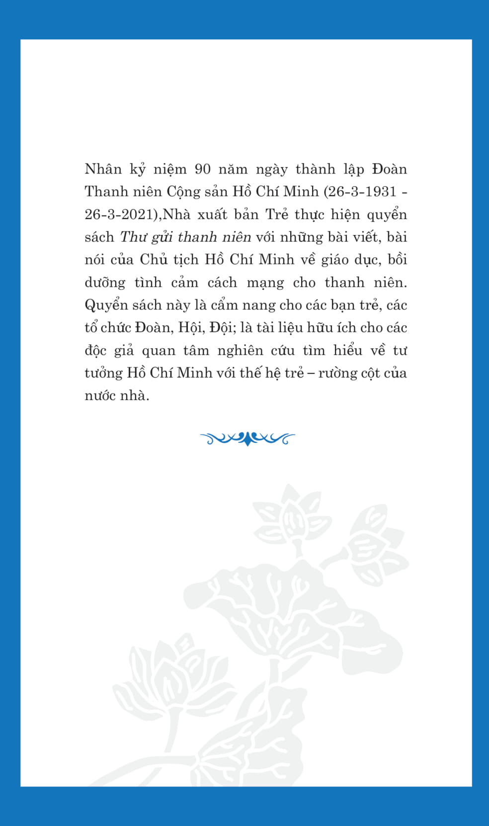 di sản hồ chí minh - thư gửi thanh niên