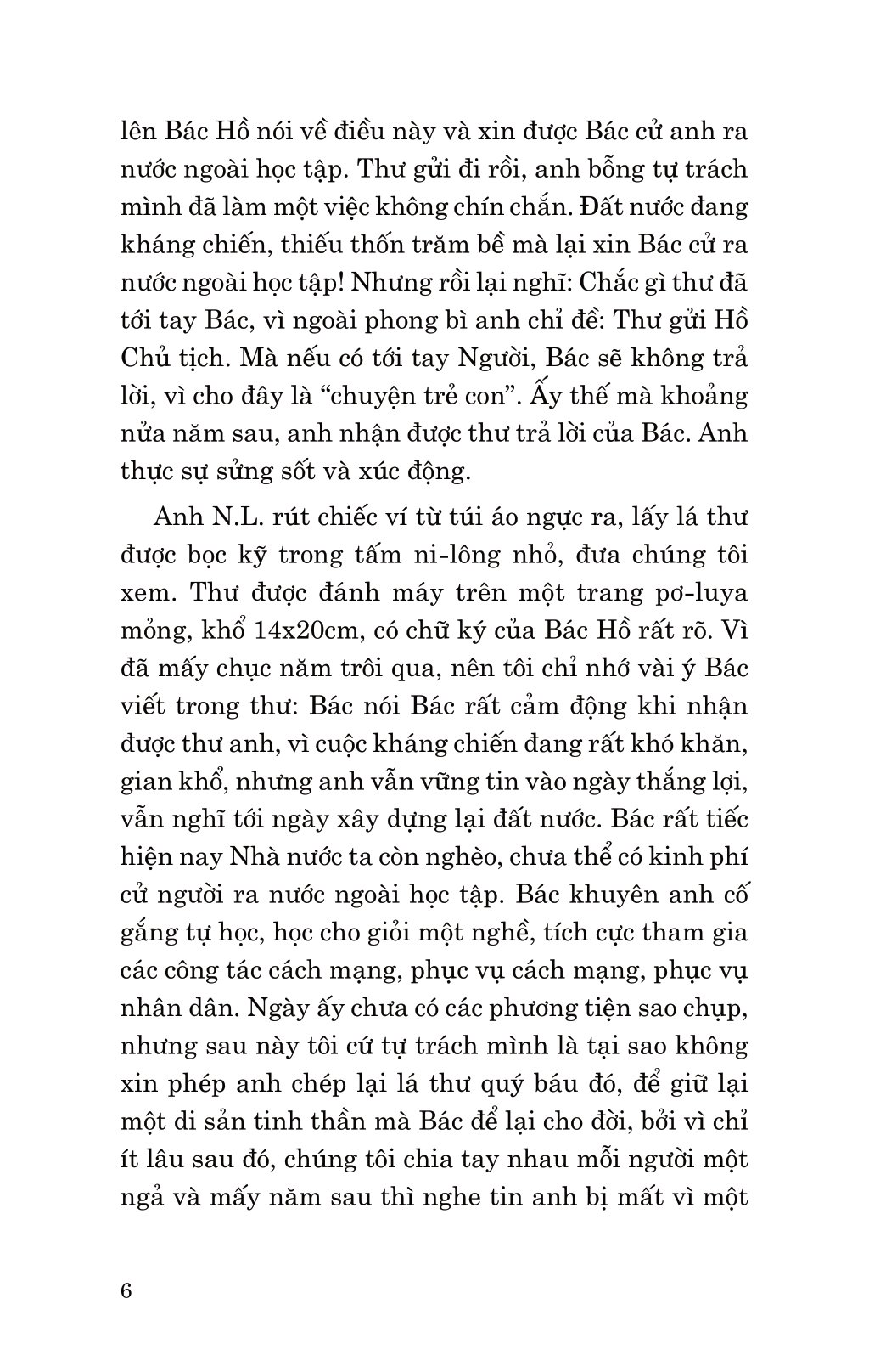 di sản hồ chí minh - thư riêng của bác hồ