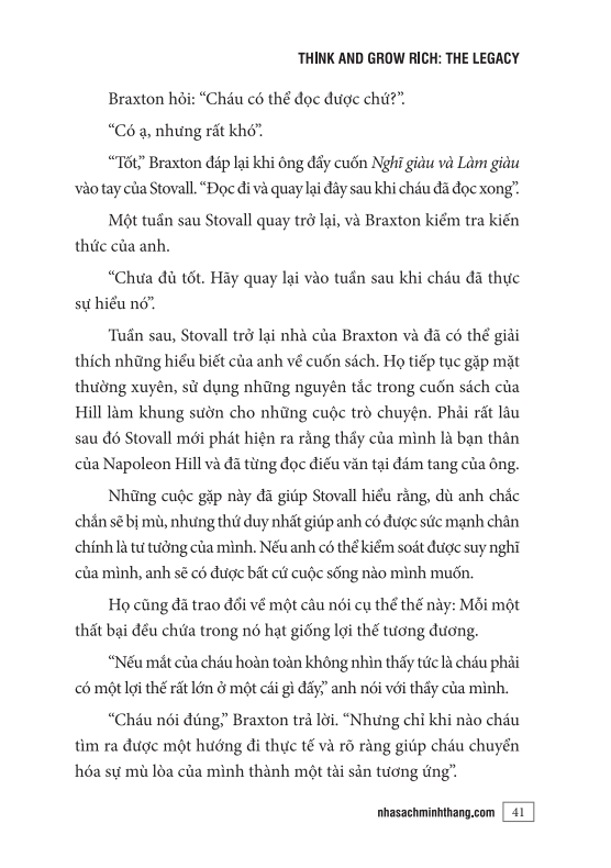 di sản nghĩ giàu và làm giàu (the napoleon hill foundation grow rich the legacy)