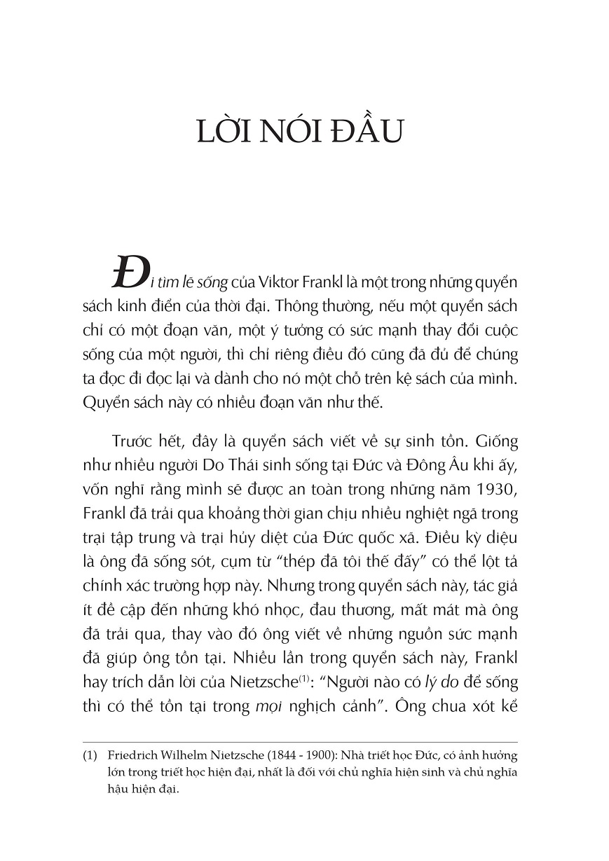 đi tìm lẽ sống (tái bản 2022)