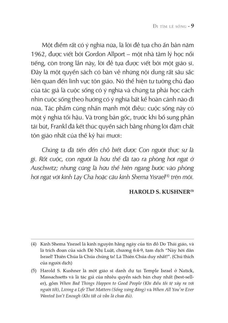 đi tìm lẽ sống (tái bản 2022)