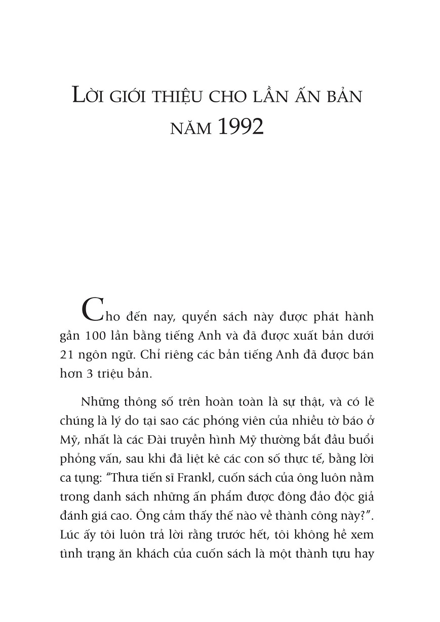 đi tìm lẽ sống (tái bản 2022)