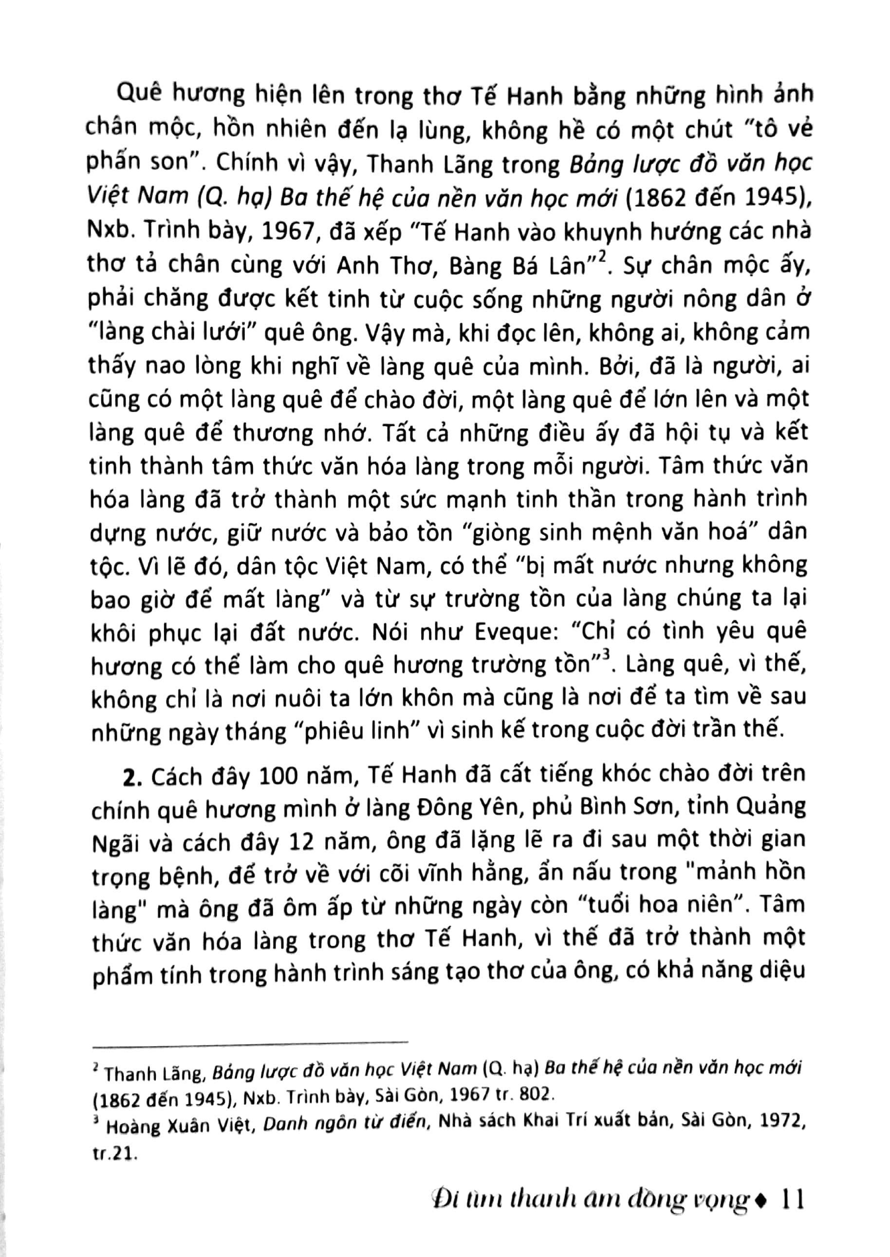 đi tìm thanh âm đồng vọng