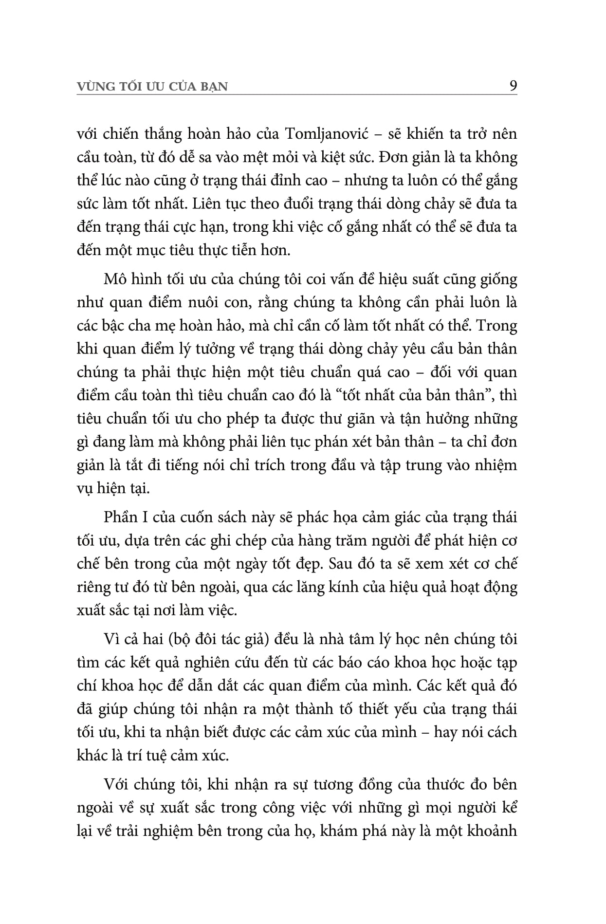 Di Tim Vung Toi Uu - Optimal - Cach Duy Tri Su Xuat Sac Cho Ca Nhan Va To Chuc Moi Ngay