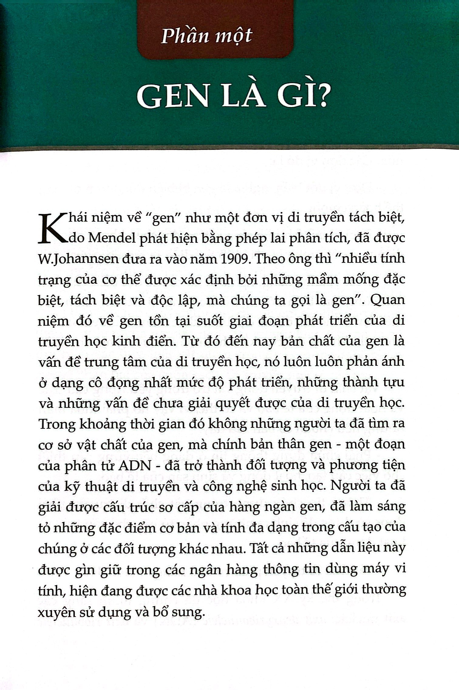 di truyền học