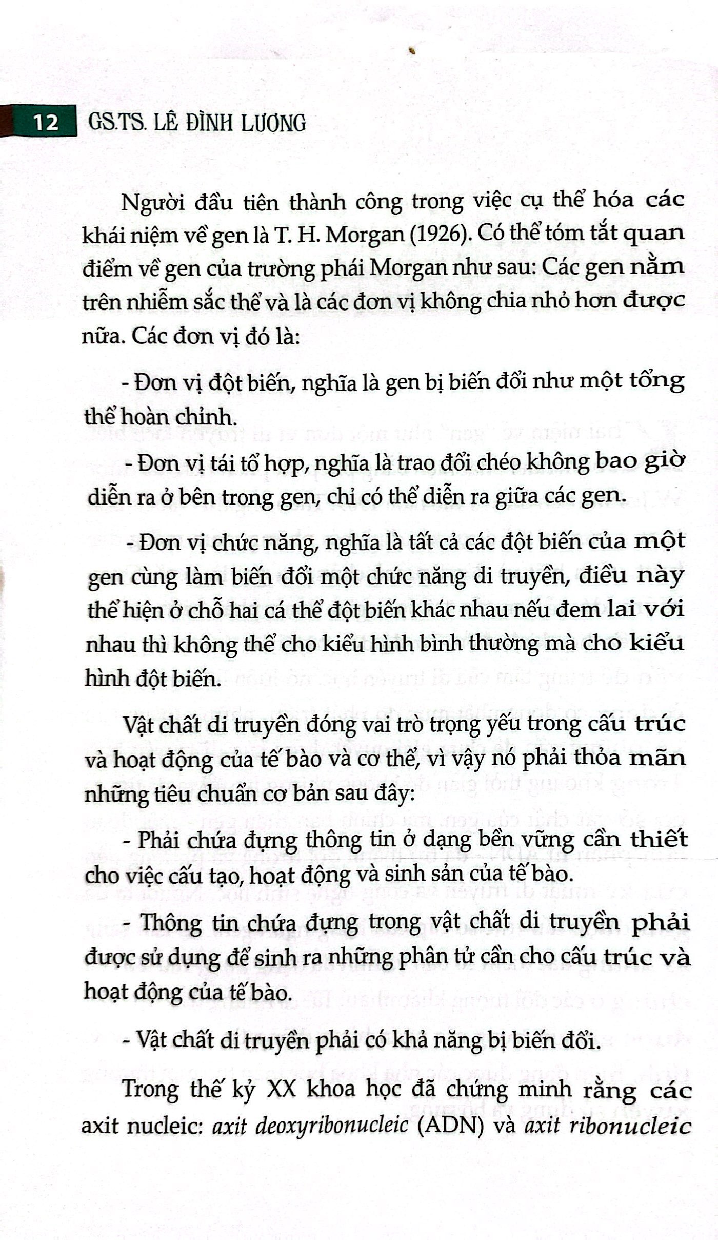 di truyền học