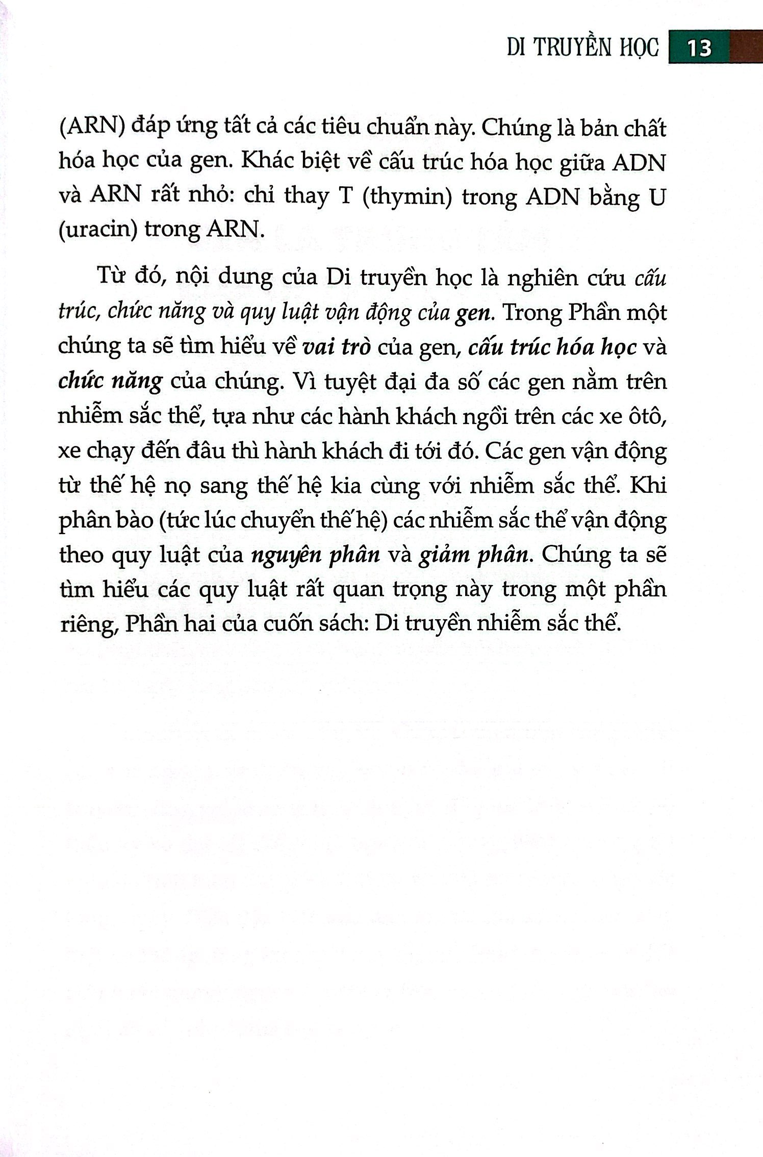 di truyền học