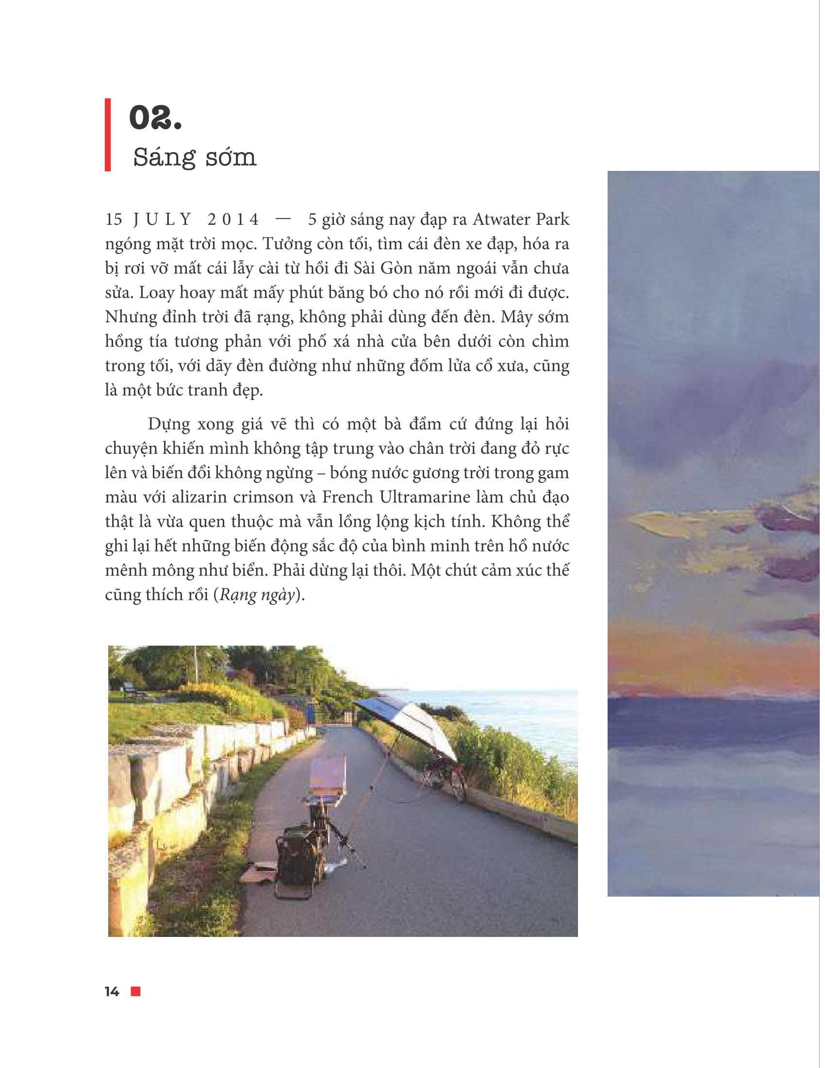 đi vẽ - nhật ký hội họa 2014 của trịnh lữ