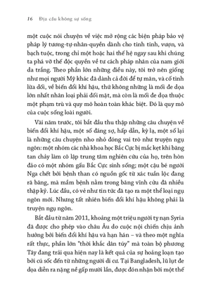 địa cầu không sự sống - cuộc sống sau thời kỳ nóng lên toàn cầu