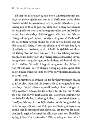 địa cầu không sự sống - cuộc sống sau thời kỳ nóng lên toàn cầu