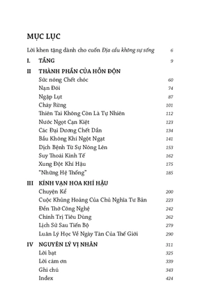 địa cầu không sự sống - cuộc sống sau thời kỳ nóng lên toàn cầu