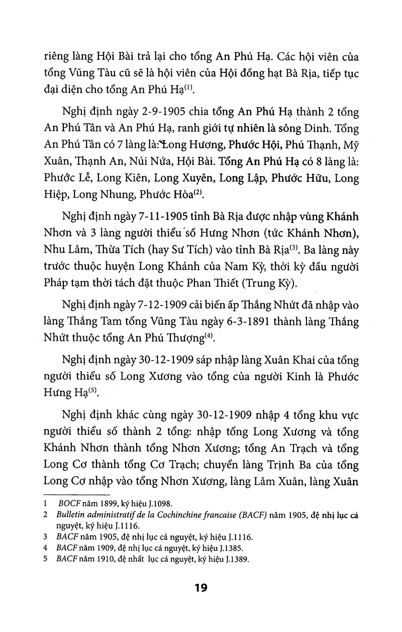 địa chí hành chính các tỉnh nam kỳ thời pháp thuộc (1859-1954)