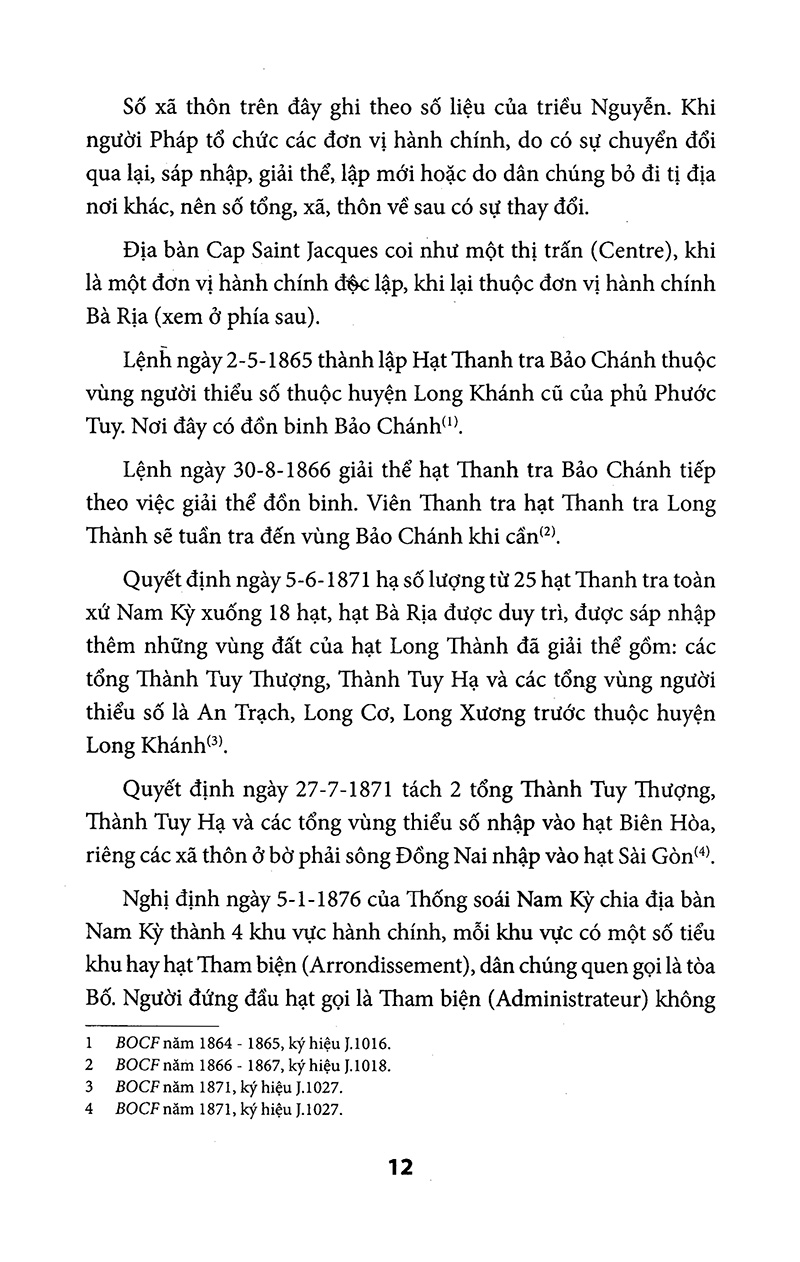 địa chí hành chính các tỉnh nam kỳ thời pháp thuộc (1859-1954)