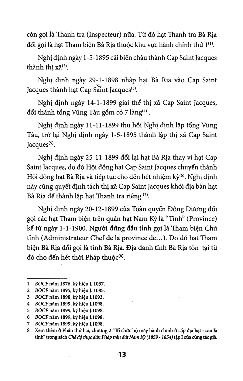 địa chí hành chính các tỉnh nam kỳ thời pháp thuộc (1859-1954)