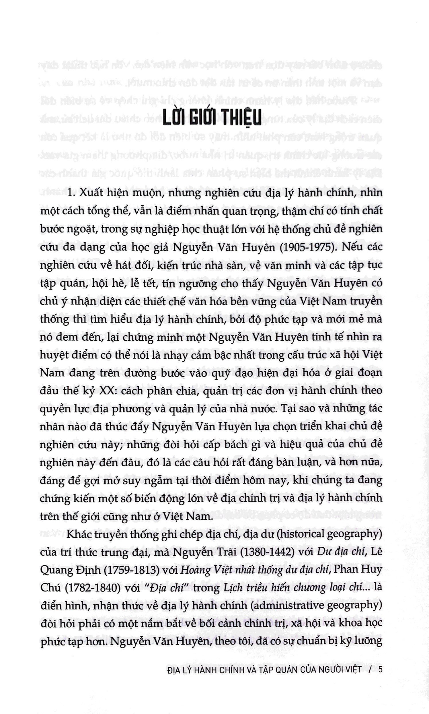 địa lý hành chính và tập quán người việt cùng 2 di cảo chưa từng công bố