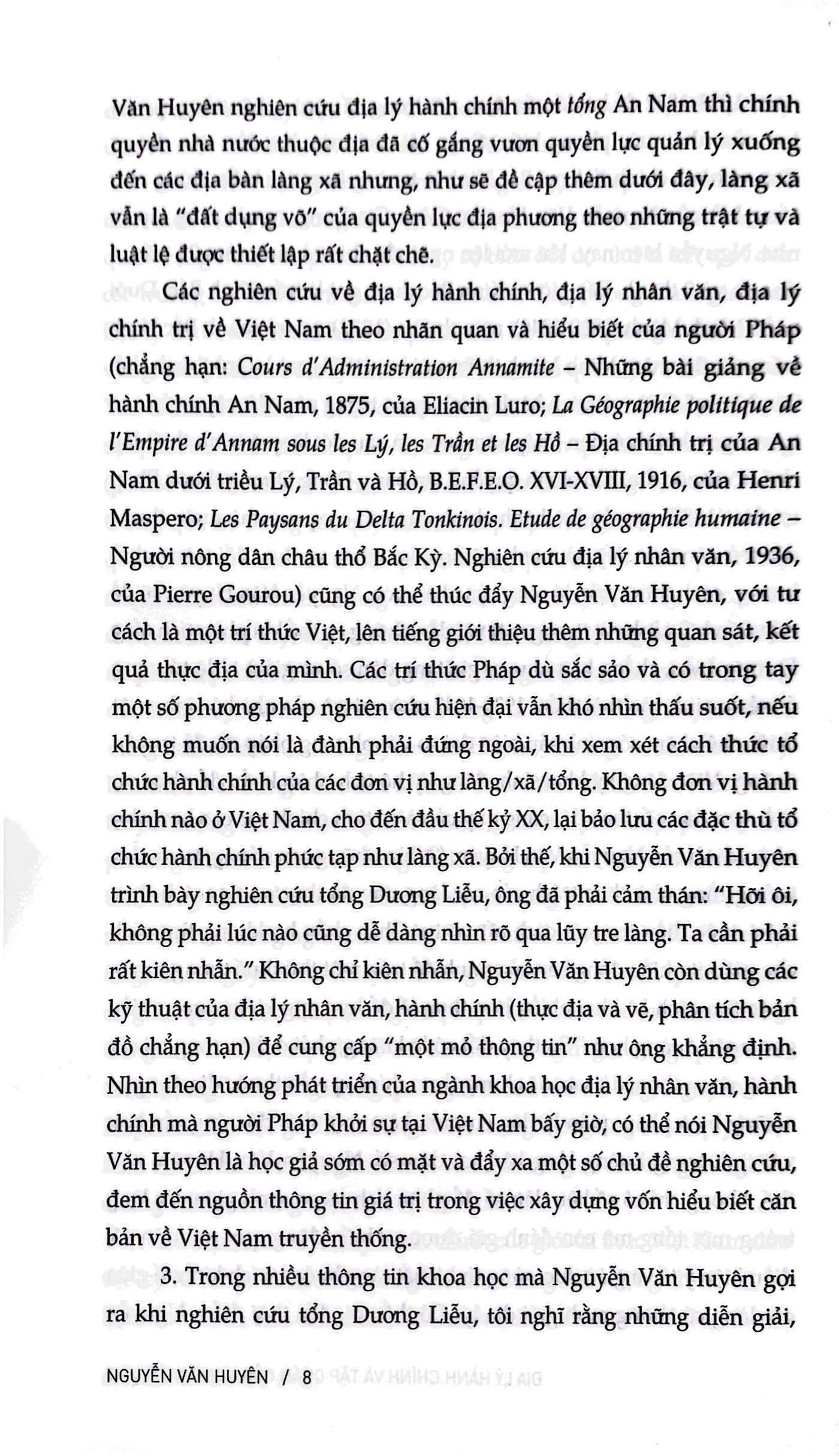 địa lý hành chính và tập quán người việt cùng 2 di cảo chưa từng công bố