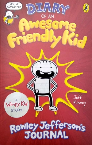 diary of an awesome friendly kid: rowley jefferson's journal (diary of a wimpy kid)