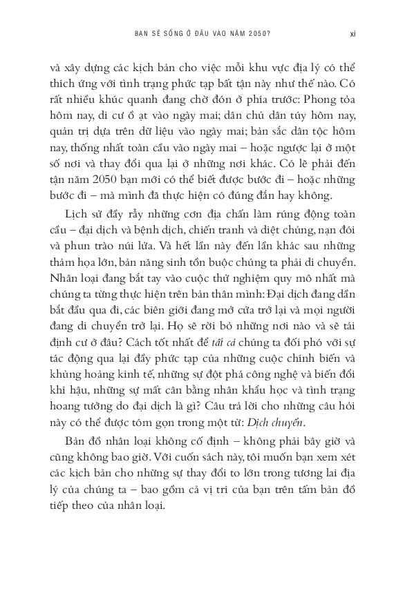 dịch chuyển - bạn sẽ sống ở đâu năm 2050?