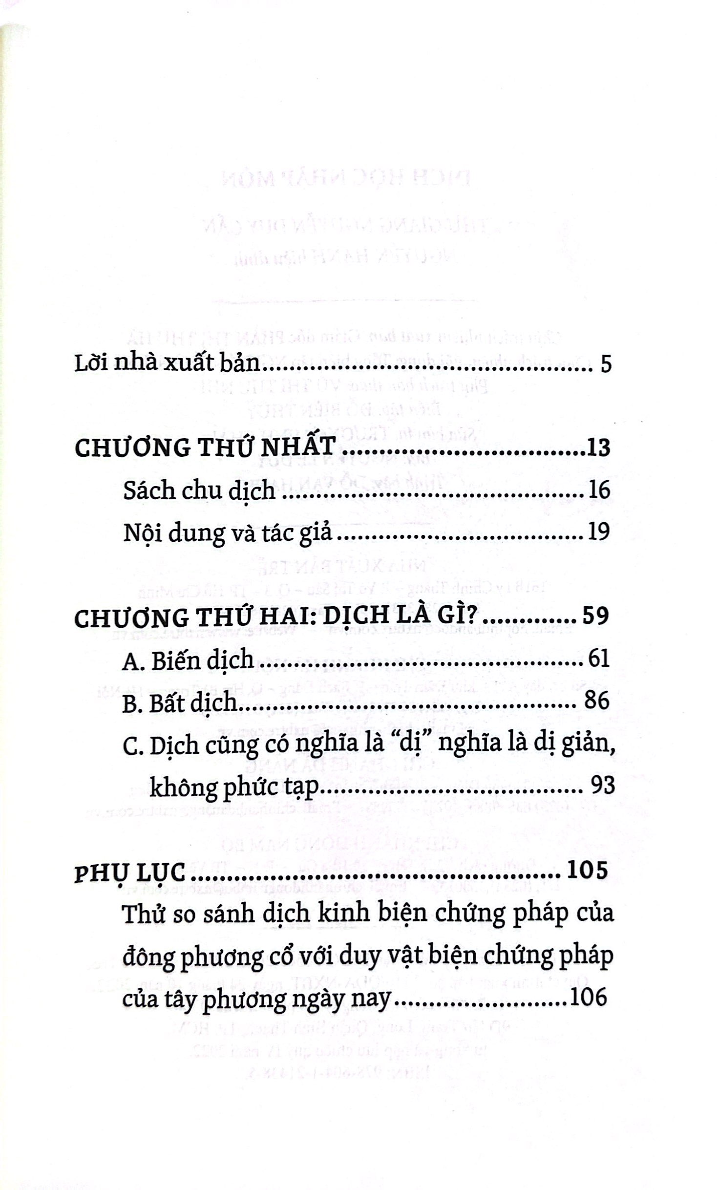 dịch học nhập môn
