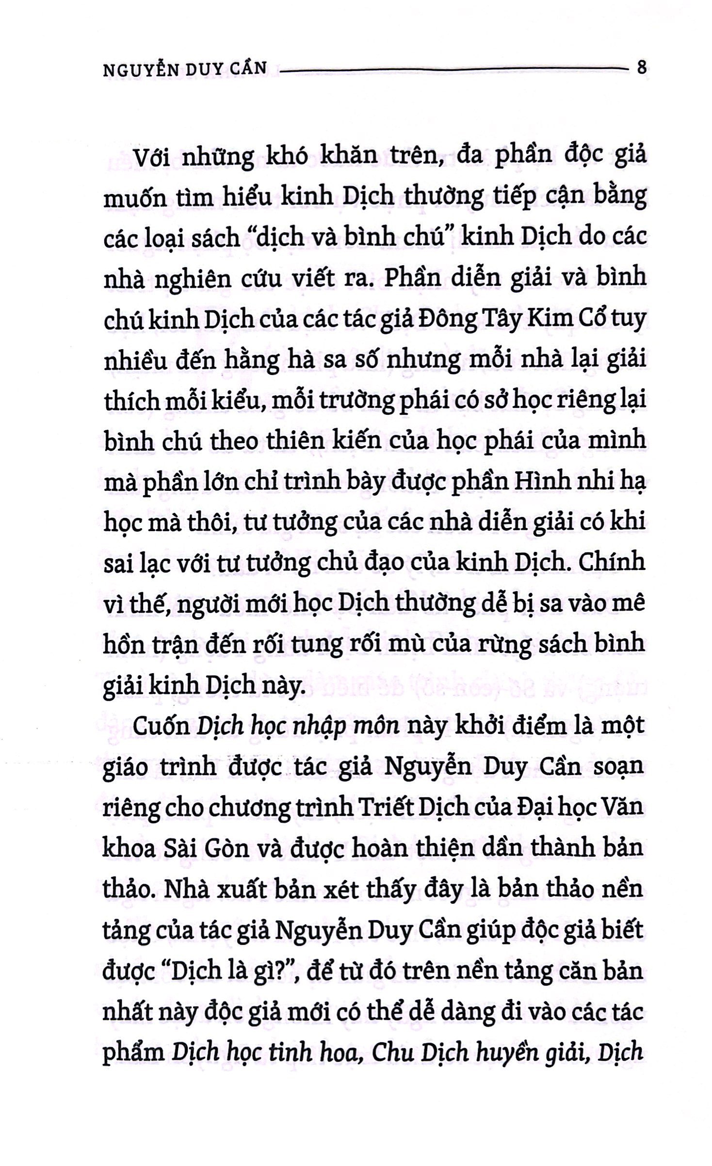 dịch học nhập môn