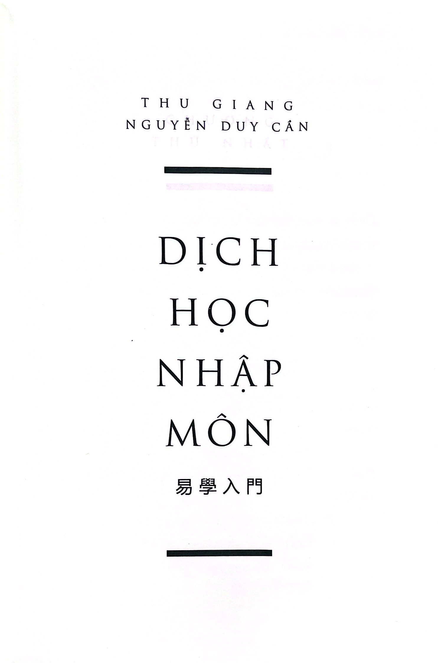 dịch học nhập môn