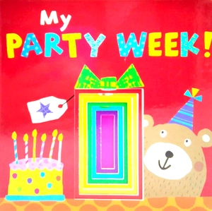 die-cut book - my party week