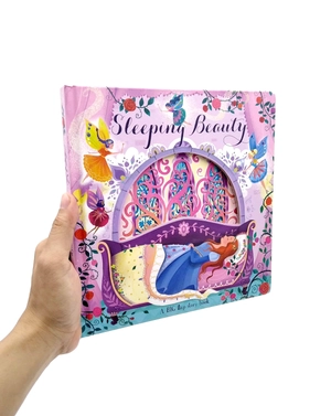 die-cut book - sleeping beauty