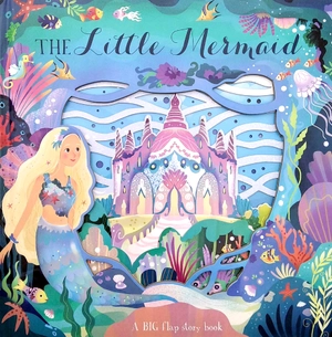 die-cut book - the little mermaid